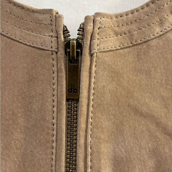 Dennis by Basso Women's Suede Jacket Tan Size Medium - Picture 4 of 6
